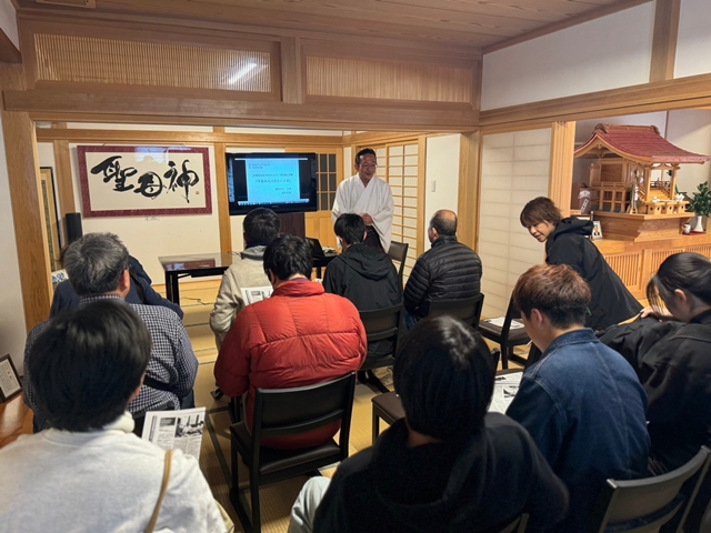 青島神社宮司による地域づくり講演